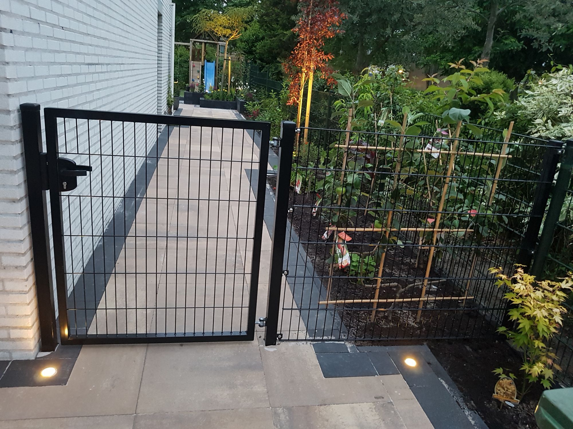 Metal garden gates