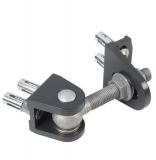 Locinox | Garden gate hinge - Bolt on 4D adjustable 180° 