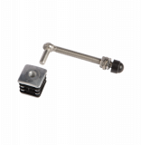 Locinox - GBM12 DP40 | Garden gate hinge 130 mm - With aluminium cap