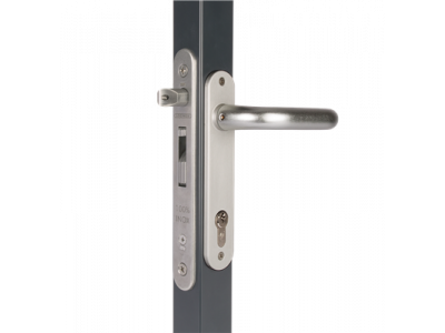 Locinox Fortylock | Garden gate Mortise lock | Backset 20 mm for profiles from 40 mm