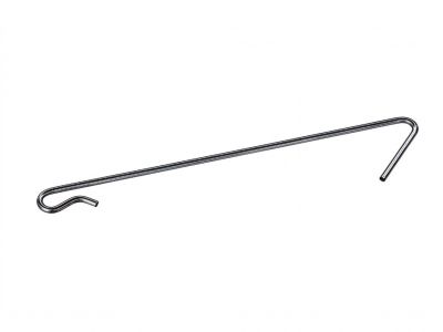 Spacer for profile| Length 185 mm | Ø 4.5 mm | Galvanised