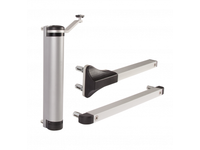 Locinox - Lion | Garden gate closer - Hydraulic 90° & 180° for gates up to 75 kg | Silver