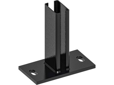 Base Plate | Short Post Ø 60 x 40 mm | RAL9005