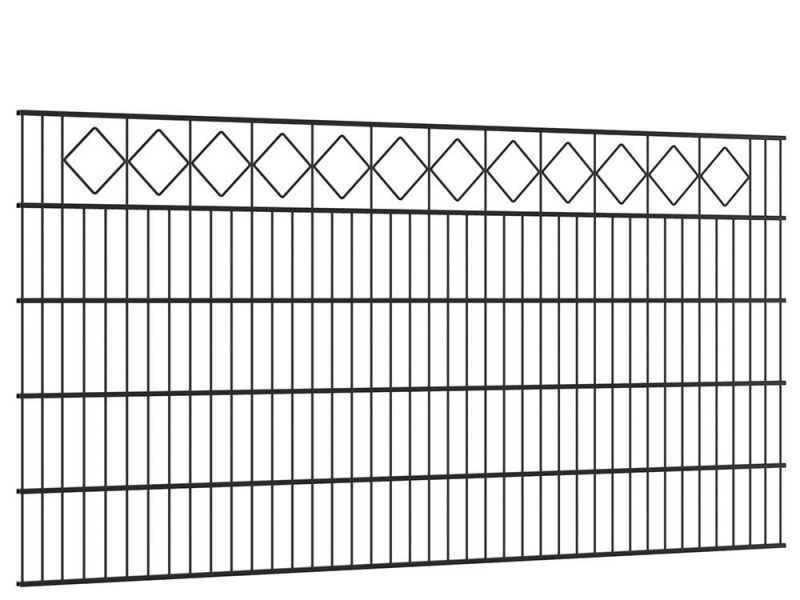 Decorative fence Vesta | Width 200 cm | RAL9005 