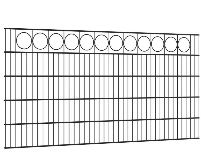 Decorative fence Sol | Width 200 cm | RAL9005