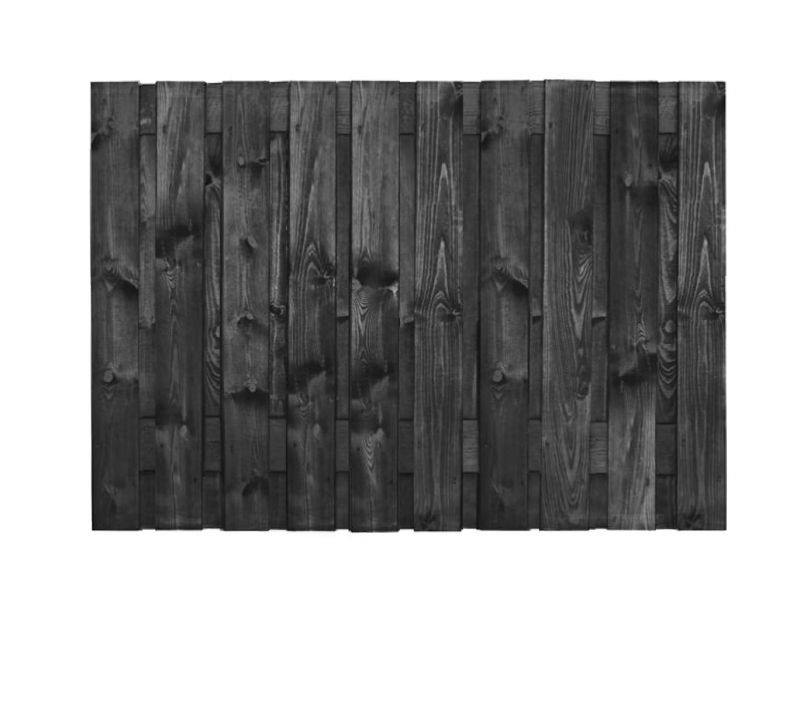 Black pine garden screen | Width 180 cm | Height 130 cm