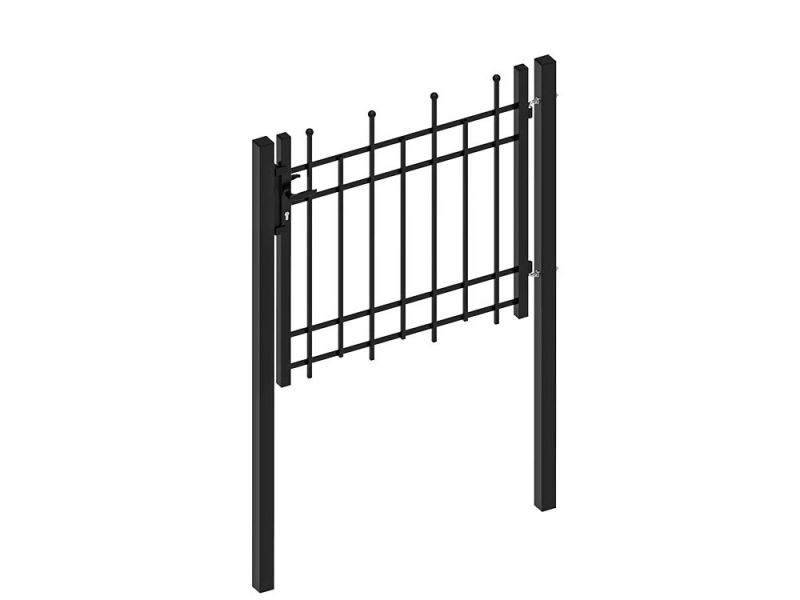 Single decorative gate | Aurora | Width 100 cm |  RAL9005 