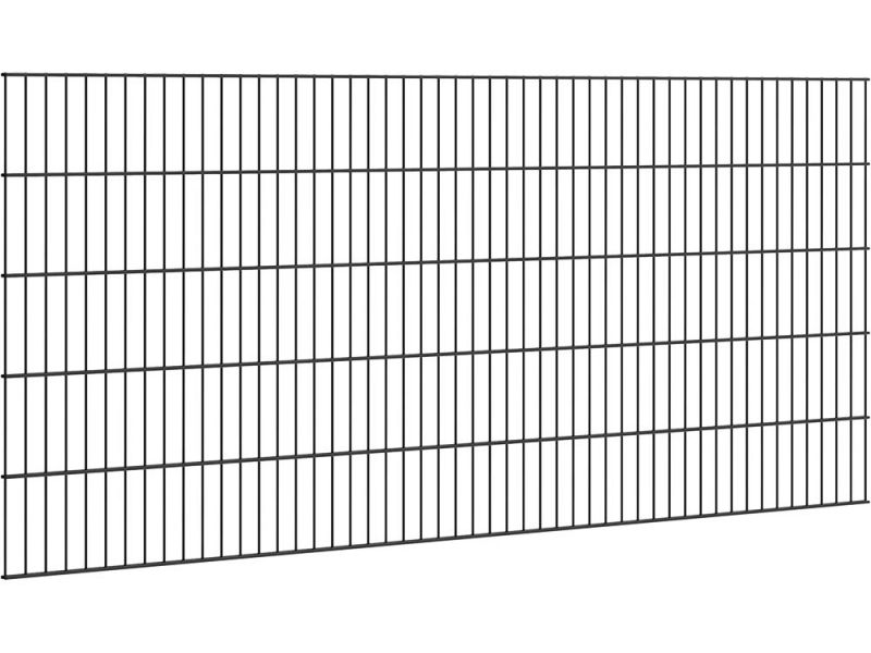 Twin wire fence 6 5 6 Mesh size 5 x 20 cm Width 250 cm