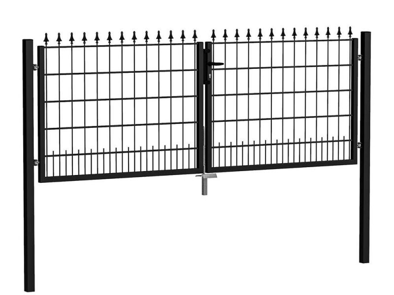 Double decorative gate | Sagitta | Width 300 cm | RAL9005 