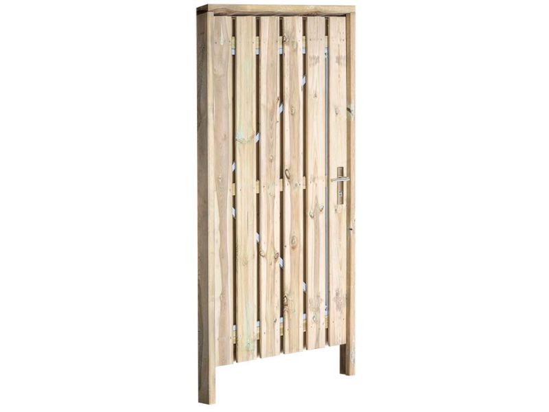 Pine garden gate complete | Including hinges and locks