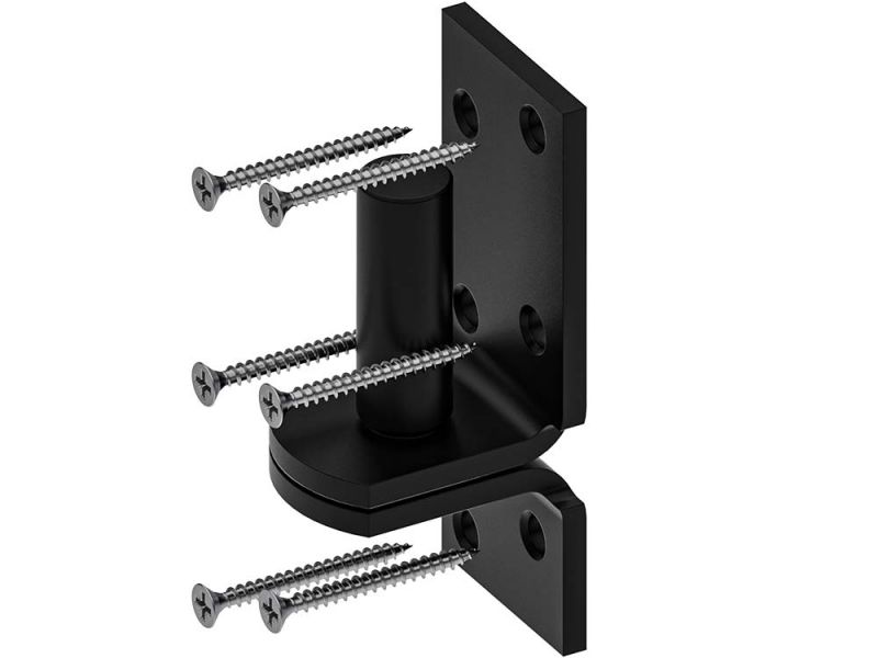 Gate hinge  | Ø 38 x 5 mm | Black