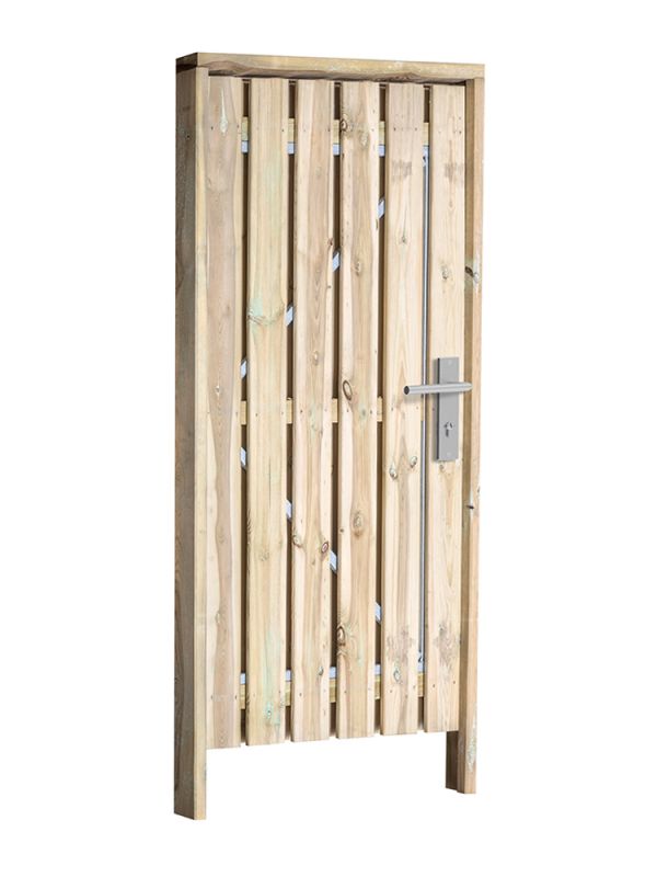 Pine garden gate | incl. hardware and frame | Height 190 cm