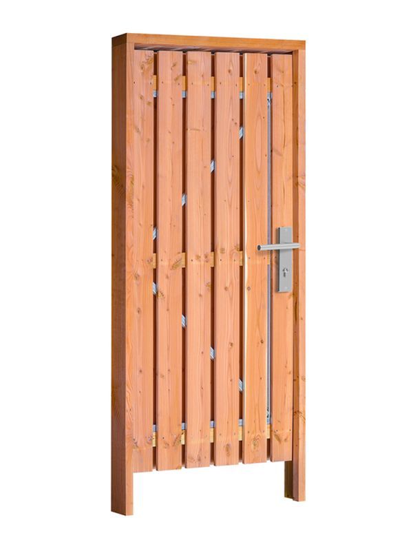 Red Class Garden Gate | incl. hardware and frame | Height 190 cm