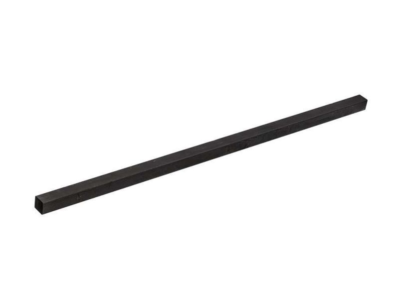 Black pine wood post | Ø 8.8 x 8.8 cm | Length 270 cm