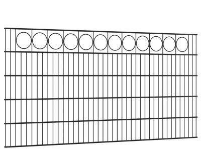 Decorative fence panel Sol 2 meters wide