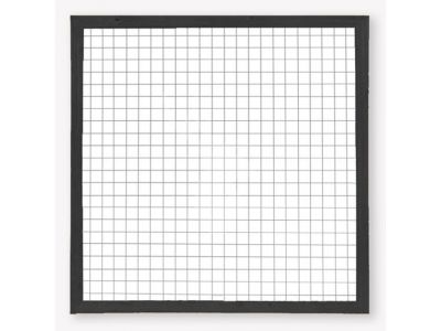Black pine mesh panel | Width 180 cm | Height 180 cm
