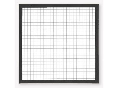 Pinewood frame | Mesh panel | Width 180 cm | Height 180 cm | Black