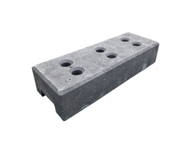 Recycled plastic base 24 KG for construction fence