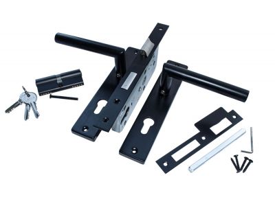 Locinox | Garden gate lock | Door handle in black
