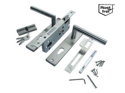 Locinox | Garden gate lock - Complete set | Stainless steel 