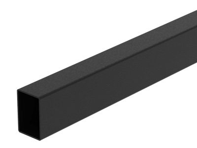 Post rectangular for decorative fence | Ø 60 x 40 mm | RAL9005 