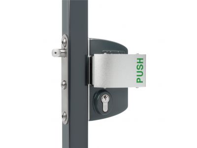 Locinox | Garden gate lock - Easy mount | Push anti panic