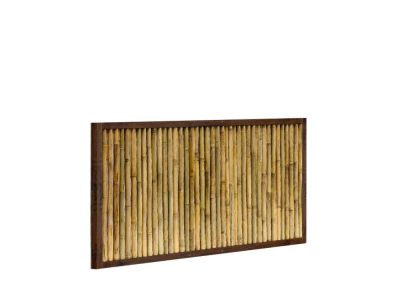 Sichtschutz Bambus | Breite 180 cm | Cortenstahl