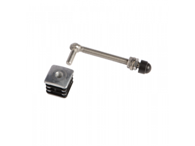 Locinox - GBM12 DP40 | Garden gate hinge 130 mm - With aluminium cap