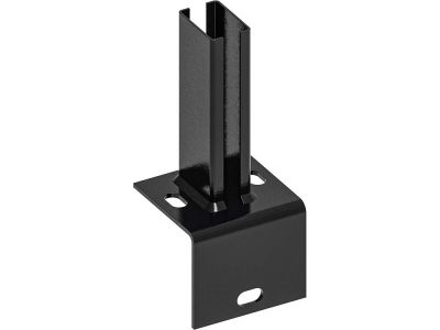 L - Base plate for post Ø 6x4cm | RAL9005
