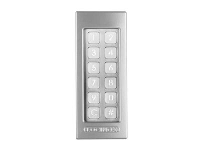 Code keyboard waterproof with 2 internal relays
