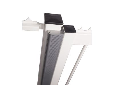 Locinox N-LINE-B-MAG | Aluminium finishing profile for swing gates to combine with MAGUNIT