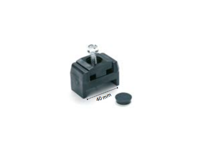 PVC bracket | Post Ø 60 x 40 mm