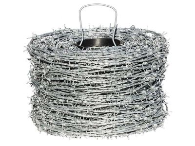 Barbed wire | | Galvanised | 200 meter / Roll 