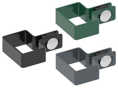 Deluxe bracket | End post Ø 60 x 60 mm | Wire Ø 6/5/6 mm