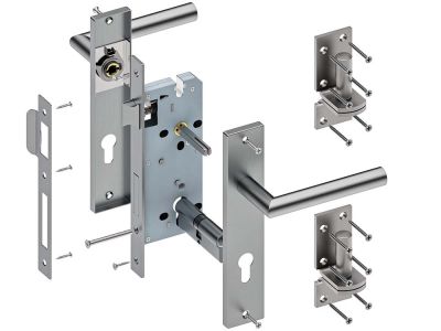 Locinox | Garden gate lock - Complete set | Stainless steel 