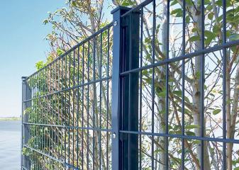 Twin wire mesh fencing