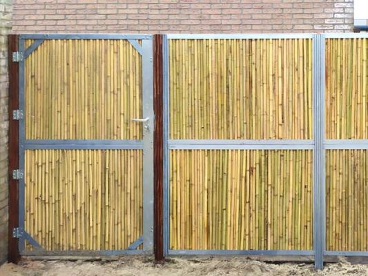 Bamboo gates