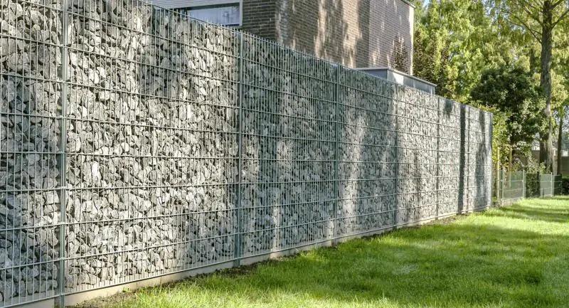Gabion fences